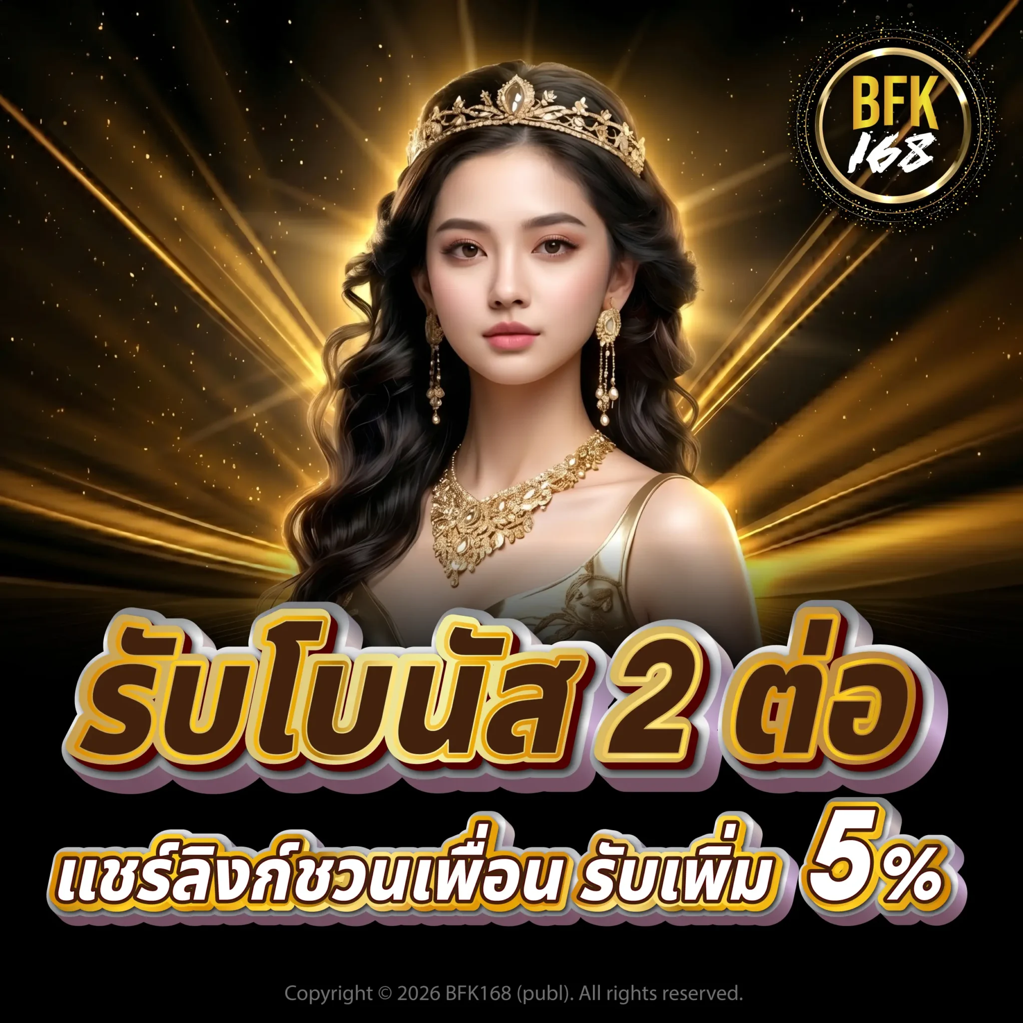 bfk168d -รับโบนัส 2 ต่อ แชร์ลิงก์ชวนเพื่อน รับเพิ่ม 5%