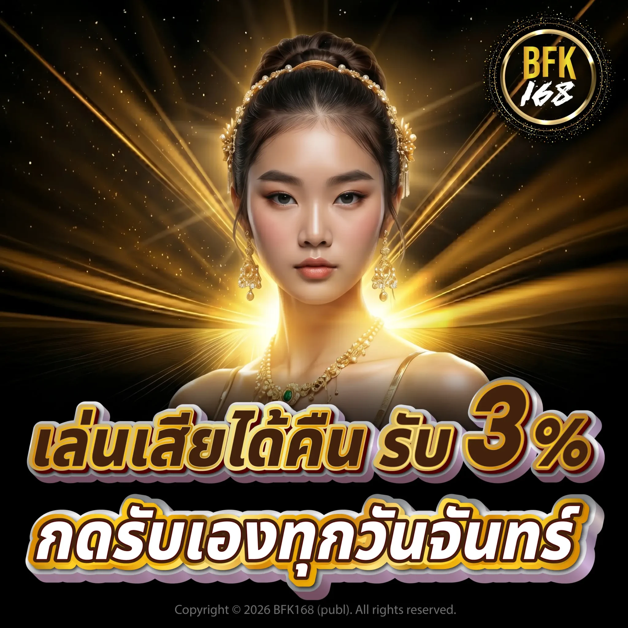 bfk168d - เล่นเสียได้คืน รับ 3% กดรับเองทุกวันจันทร์