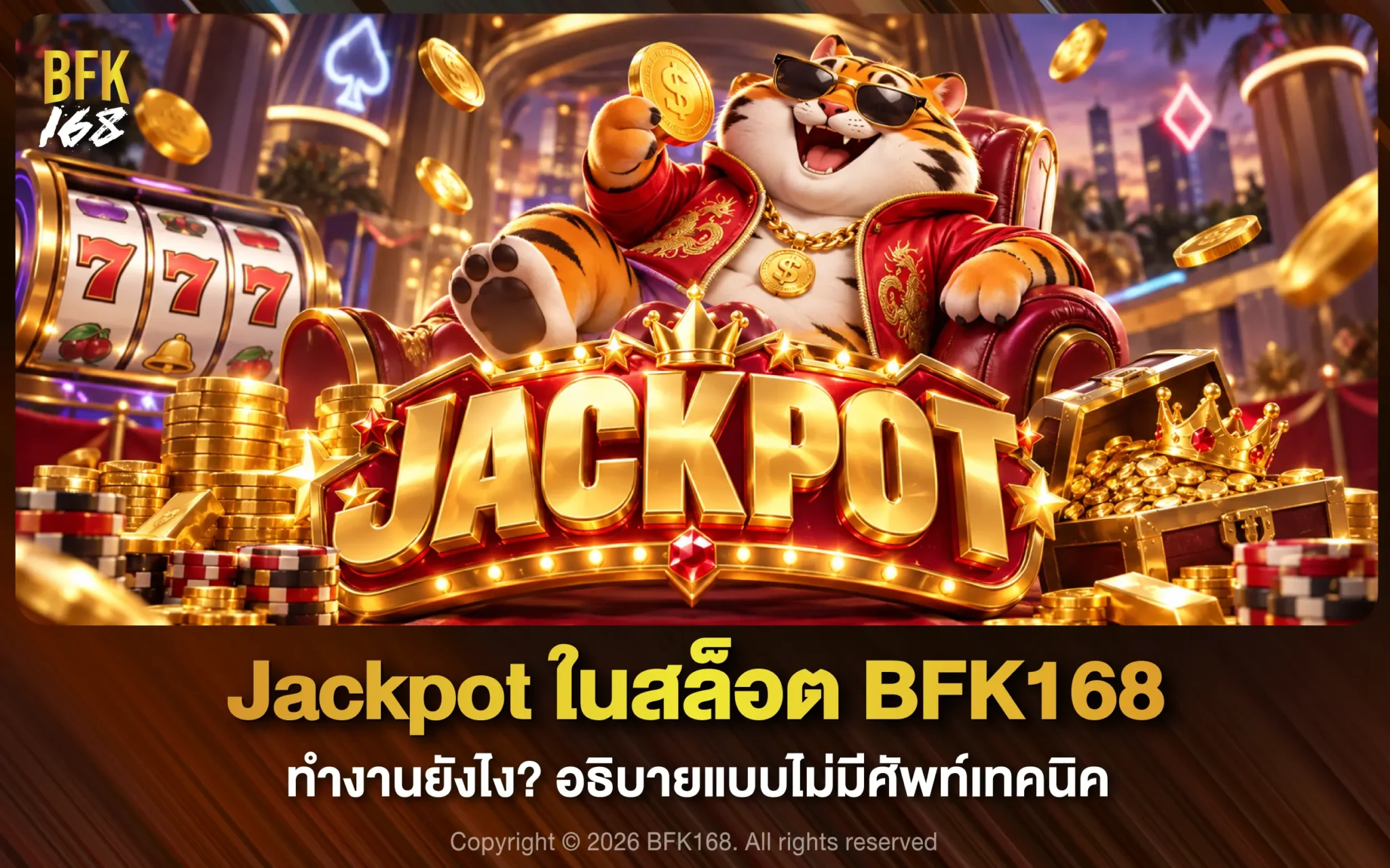 Jackpot ในสล็อต BFK168 ทำงานยังไง? อธิบายแบบไม่มีศัพท์เทคนิค